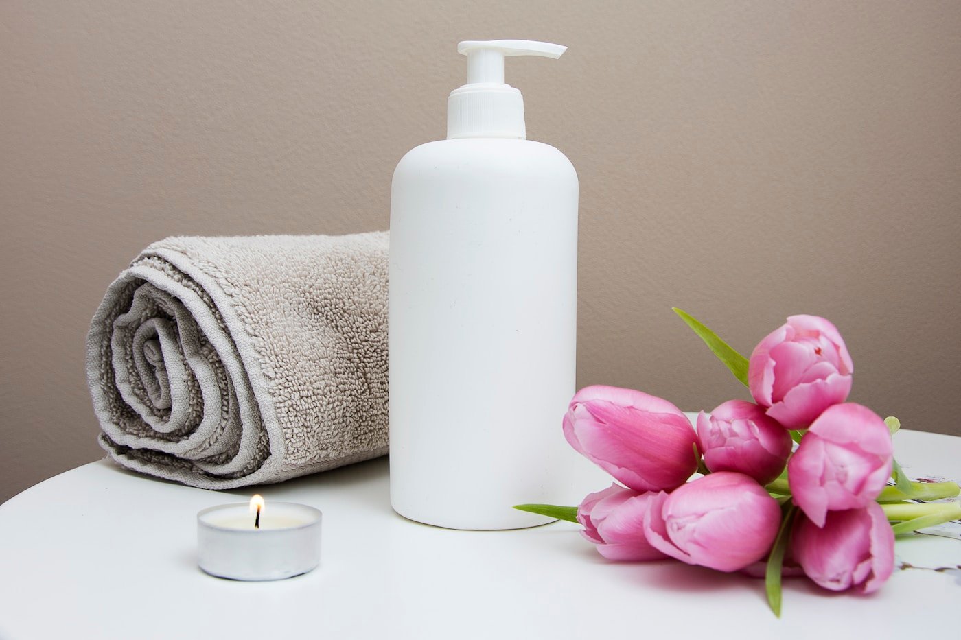 Serene spa treatment room